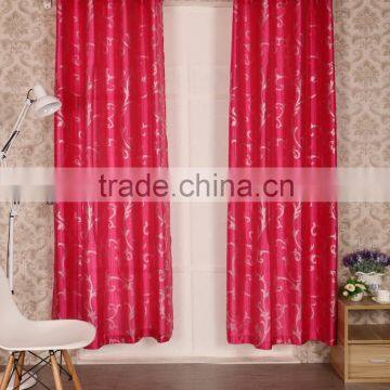 100% Polyester Faux Silk Foil Printed Curtain Panel Drapes Drapery