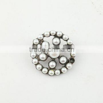 New Arrival Pearl Rhinestone Button for Apparel photo-5