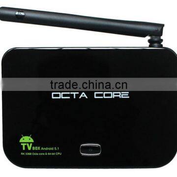 Z4 Android 5.1 Lollipop OS RK3368 Octa Core 64Bit TV Box 2GB RAM 16GB ROM BT 4.0 Dual Wifi 2.4G 5.8G Set Top Smart Media Player photo-4