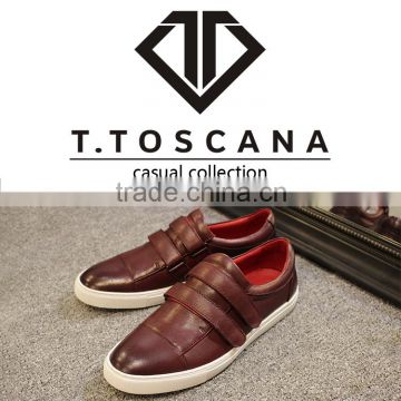 Hot sale Street men fashion pure leather cheap casual shoes have stock