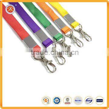 2016 Custom logo nylon Material lanyards badge reel for gifts