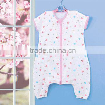 70% Bamboo 30% Cotton Infant Baby Straddle Sleeping Bag for Summer photo-2