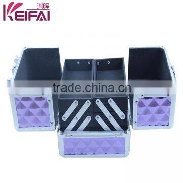 Women Fashion Portable Wholesale Professional ABS Empty Makeup Case With Drawers photo-3