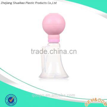 pp plastic breast pump with rubber wholeasale