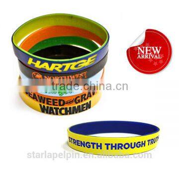 Logo OEM Bulk Cheap Custom Silicone Rubber Wristbands