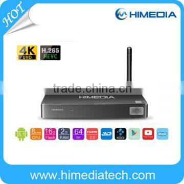 2016 Android tv Box Octa Core H8 Himedia RK3368 Kodi Android tv Box Canada Mini pc 4k HDR 1080p 16GB Internet tv Set Top Box