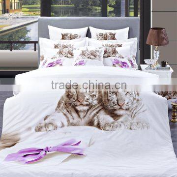 2014New design, 100% cotton twill fabric with high quality 3 D cartoon style 4 PCS wholesale activities