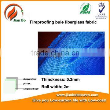 Fireproofing fiberglass fabric