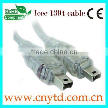 Transparent color good quality ieee1394 cable