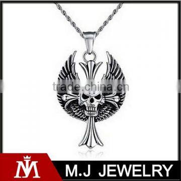 fashion jewelry pirate stainless steel men's pendant necklace