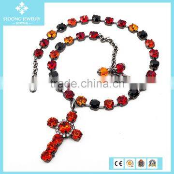 Austria Crystal Chain Necklace Elegant Fashion Jewellery
