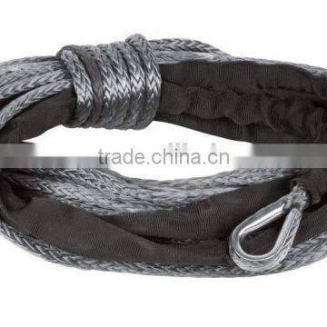 synthetic winch rope grey color for offroad/4x4/4wd/UTV