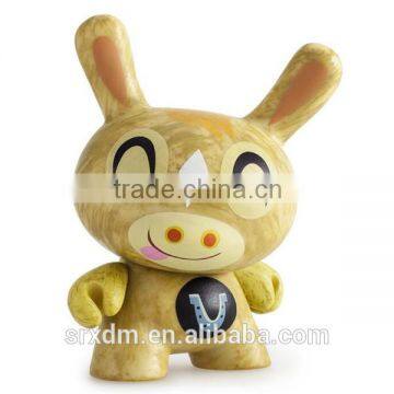 Enviromental material cartoon figure toys dunny vinyl toy