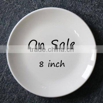 Wholesale 8 Inch Catering Banquet Party Wedding Service Porcelain Plate On Sale