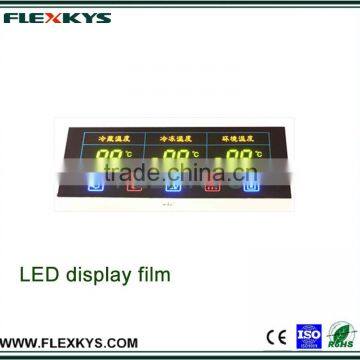 LED display module PC decorative cover for refrigerator