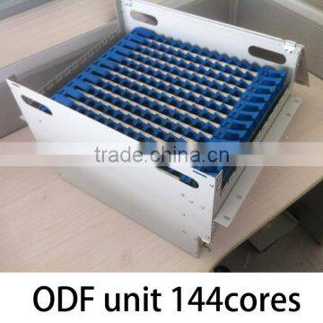 China Supplier Fiber Optic Equiment 19 Inch Rack Mounted ODF Unit Box 144 Core photo-2