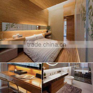 Oak solid wood hotel bedroom designer furniture(LQ-063)
