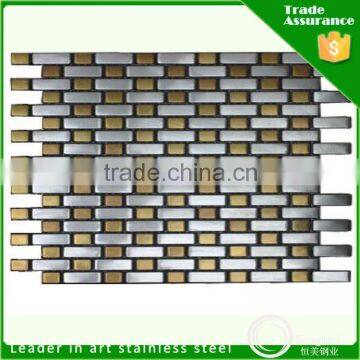 Guangdong market colored 304 new product stainless steel mosaic for decoration