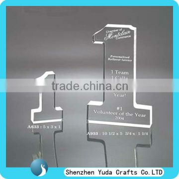 acrylic number block acrylic engraved logo block acrylic block display