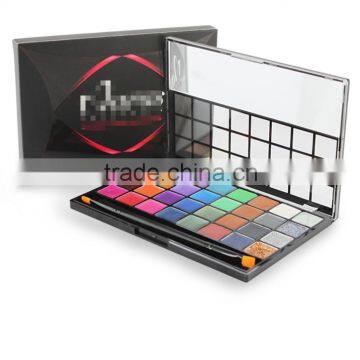 Europe and the United States Sell Like Hot Cakes Cardboard 32 Color Cosmetic Box, Beautiful Fashion Eye Shadow Box