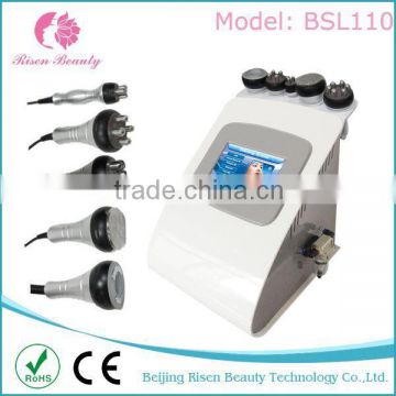 Fat Burning Salon Use 5 In 1 Tripolar RF Fourpolar RF Sixpolar RF Cavitation RF Vacuum Slimming Machine Wrinkle Removal