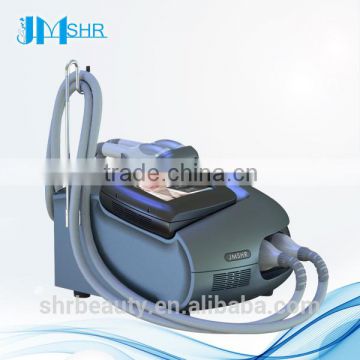 Hot sale and portable two headpiece shr ipl hair removal machine with CE