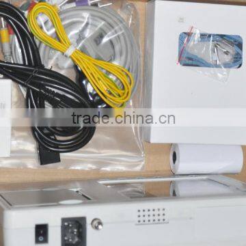 2016 New Portable Digital 3-channel Color Electrocardiograph ECG EKG Machine on Sale photo-4