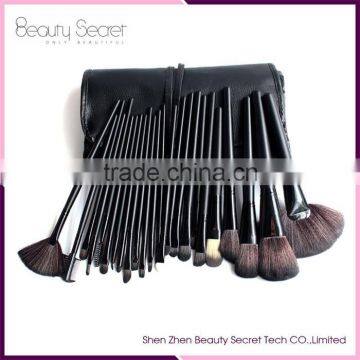 Beauty Secret 24pcs makeup brush set with black Bag