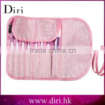 Factory Direct 8pcs pink makeup brushes professional set with bag