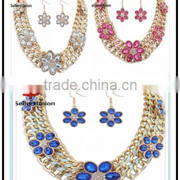 No.1 yiwu & ningbo exporting commission agent wanted fashion luxury costume heavy african jewelry sets necklace set