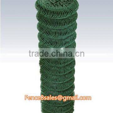 3.5mm PVC coated wire woven 50x50mm mesh aperture Cheap chain link fence