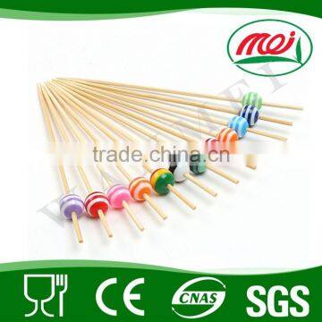 15cm heart shape fruit bamboo skewer for kid party