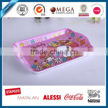 Food Grade Funny Melamine Dinner Tray