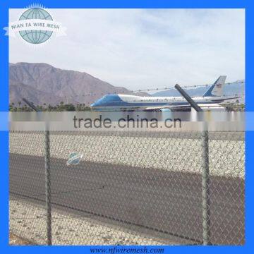 galvanized chain link airport fence(Guangzhou Manufacturer)