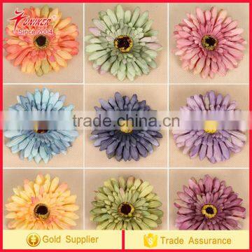 African chrysanthemum flowers head Flower Artificial silk flower mixed colors artificial flowers wedding home decor