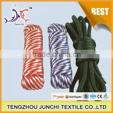 Junchi polypropylene/polyester pp climbing pp rope