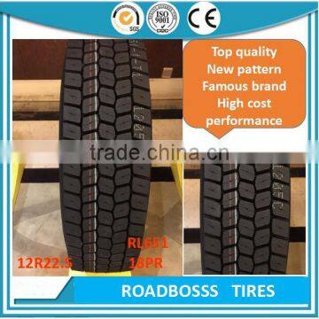 Top Quality Same as WESTLAKE GOODRIDE Tyres 12R22.5 RR651 ROADBOSS With Hankook Technology Tires