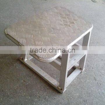 small Aluminum alloy ladder steps for truck, Alu.step bench, outdoor aluminum bench