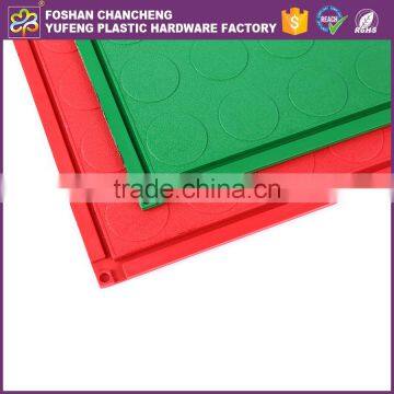 Different Color Workshop Waterproof Removable Interlocking Plastic Floor Tiles