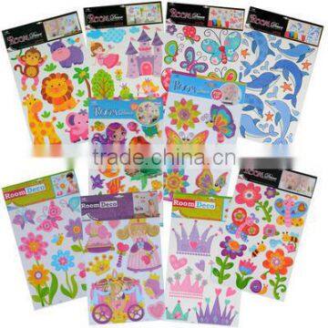 Mega Set Of Girls Themed Large Removable Decorative Stickers