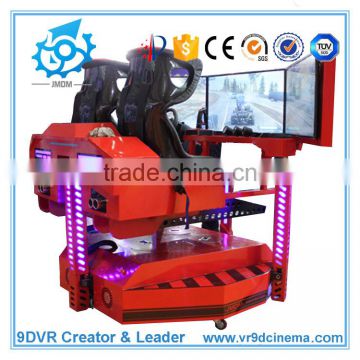 2017 New Arrival Appearance Electric Rotation Racing Car Simulator with car driving simulator