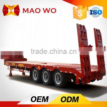 Manufactures 2 Axles Flatbed Low Bed Semi Trailer Trailers Cheapest Price for Sale photo-6