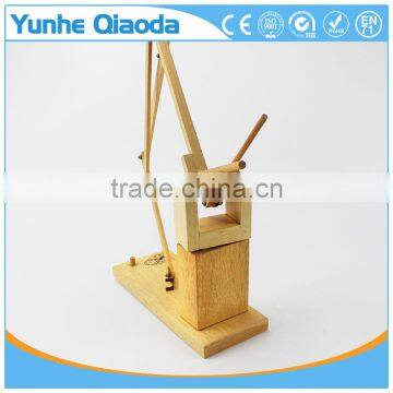 DIY Disassembly Puzlle Wooden Ancient Greeks Hand Movement Crane Toy photo-4