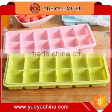 FDA 12 cells silicone ice tube tray ice mold-green