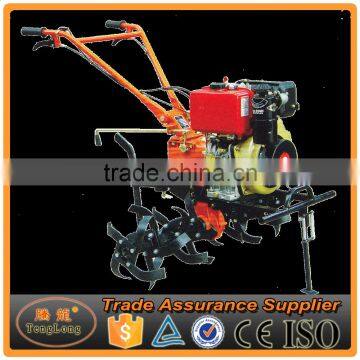 10HP Diesel Power Rotary Tiller With Trailer For Land Cultivation photo-3