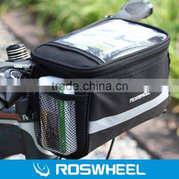 Roswheel 3.5L Bike Handlebar Bag Bicycle Cycling Supplies Front Tube Pocket 600D Map Pack for Riding Cycling photo-2