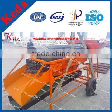 Portable Alluvial Gold Mini Gold Trommel Screen for Ghana photo-3