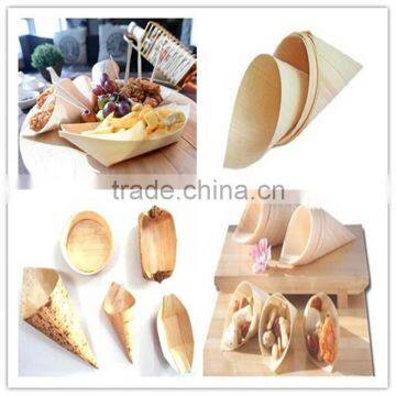 Pine Wood Pulp Boat for Food/sushi photo-3