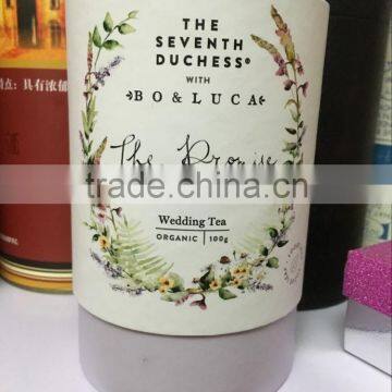 Colorful printed flowering tea packaging boxes