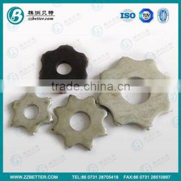 8 Points Tungsten Carbide Tipped Scarifier Blades / Scarifier Cutter photo-3